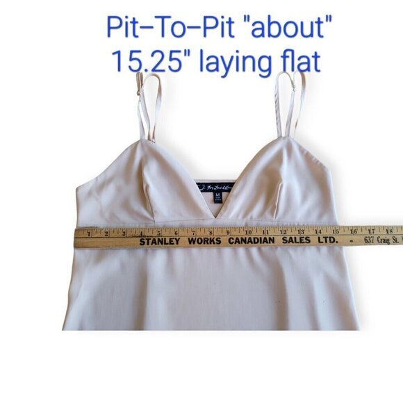 For Love and Lemons Nude Adjustable Strap Mini Slip Dress Medium Balletcore - Picture 7 of 8